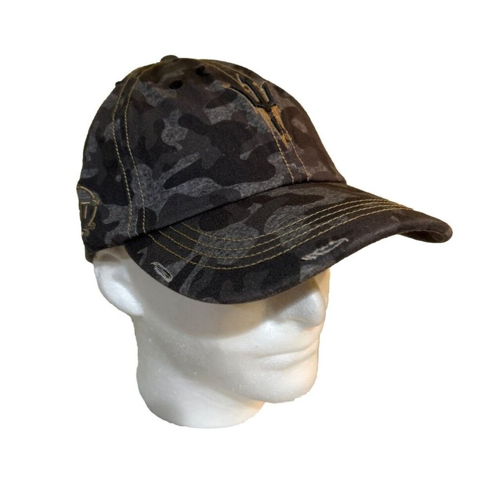 Arizona State Sun Devils OHT Military Men's Top of the World Camo Grey Hat New